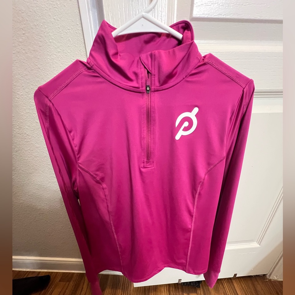 Peloton Fuchsia Half-Zip Pullover